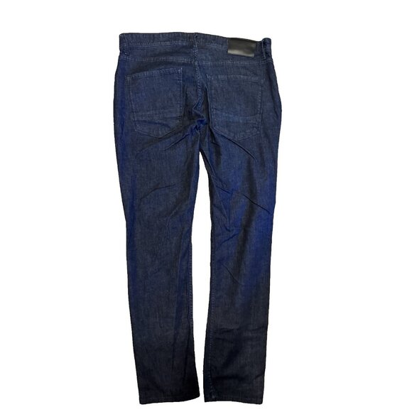 Hugo Boss Jeans Men's 34x30 Regular Fit Stretch Dark Blue Denim - Picture 1 of 12
